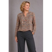 Micha shirt paisley print Latte peache multi